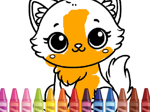 Cute Animals Coloring Adorable Fun for Kids_img